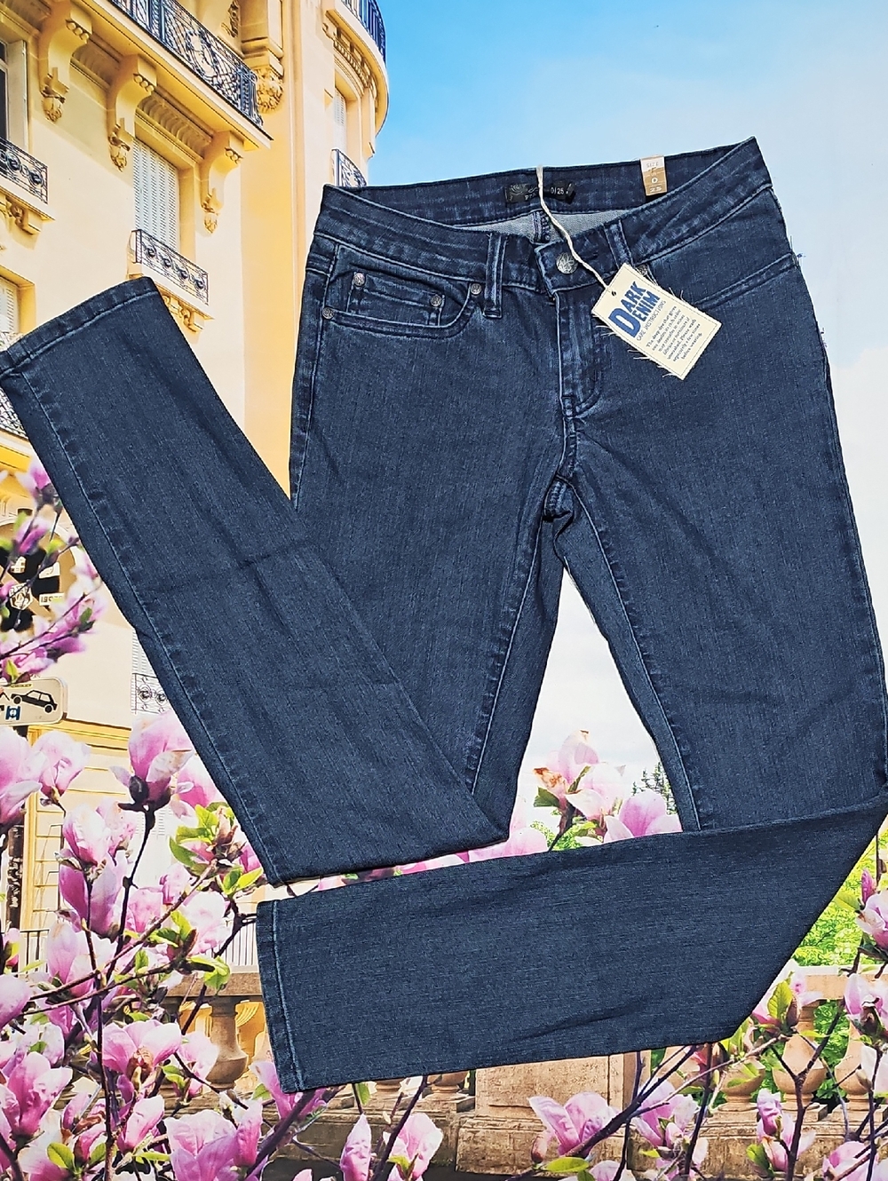 Prana Low Waist Straight Jeans Size 0/25 New